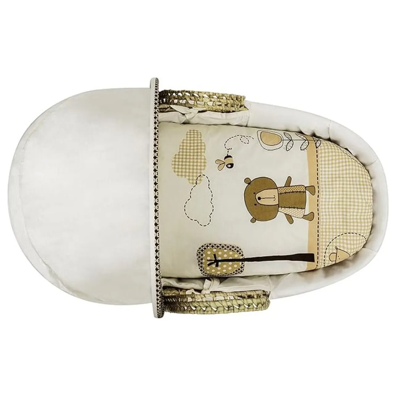 Kinder Valley Tiny Ted Moses Basket with Stand — الصورة 5 من 9