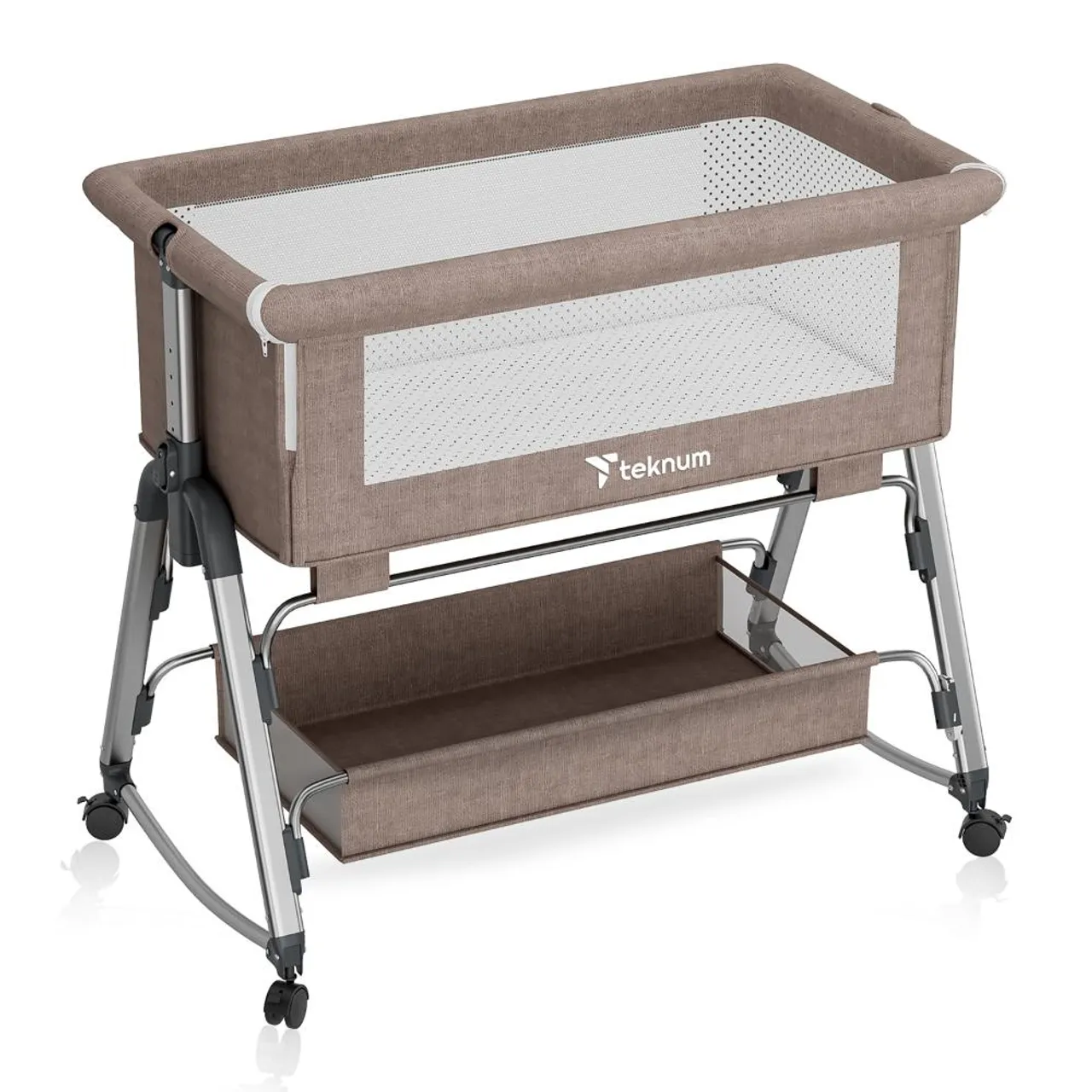 Teknum Bedside Sleepzen 1 Crib - Ivory — Photograph 8 of 16