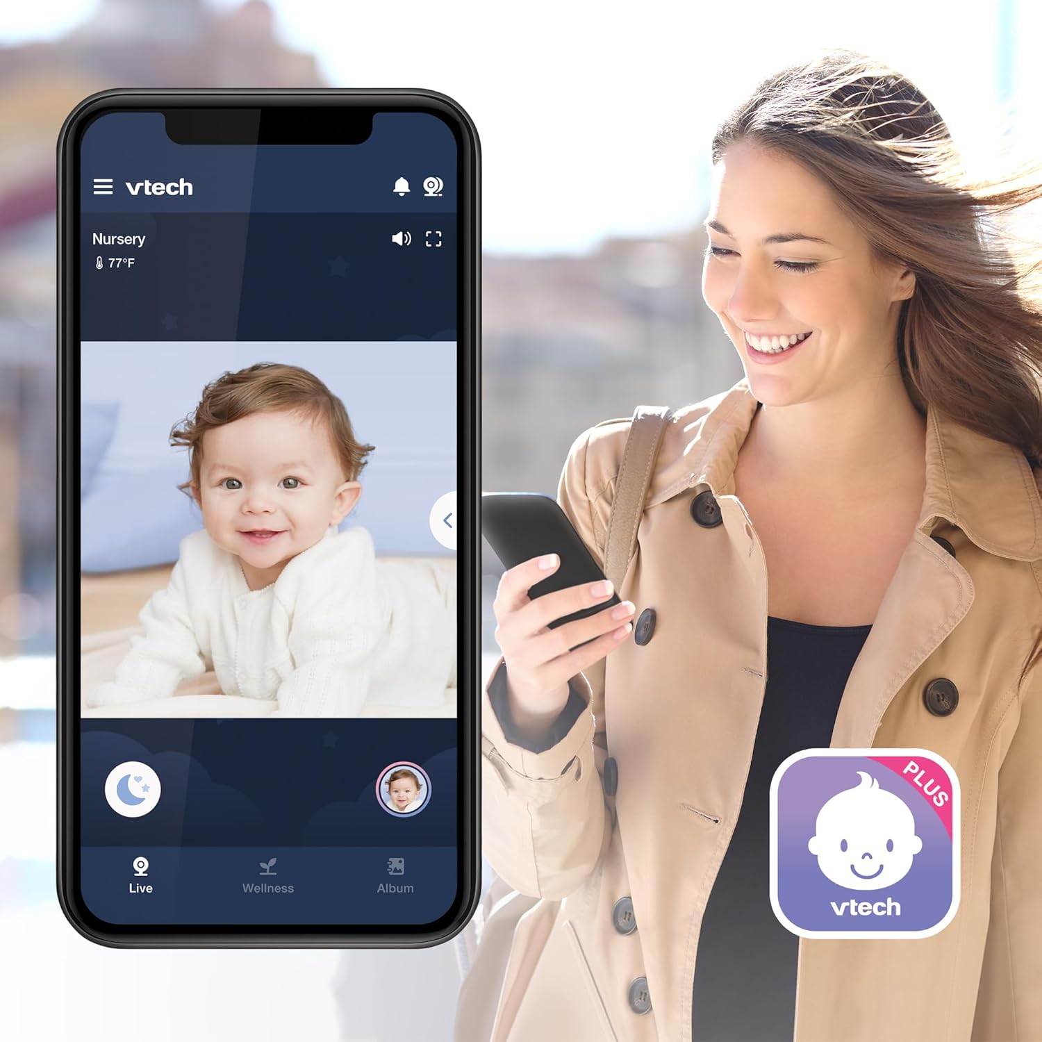 VTech VM901 Baby Monitor — Photograph 2 of 12