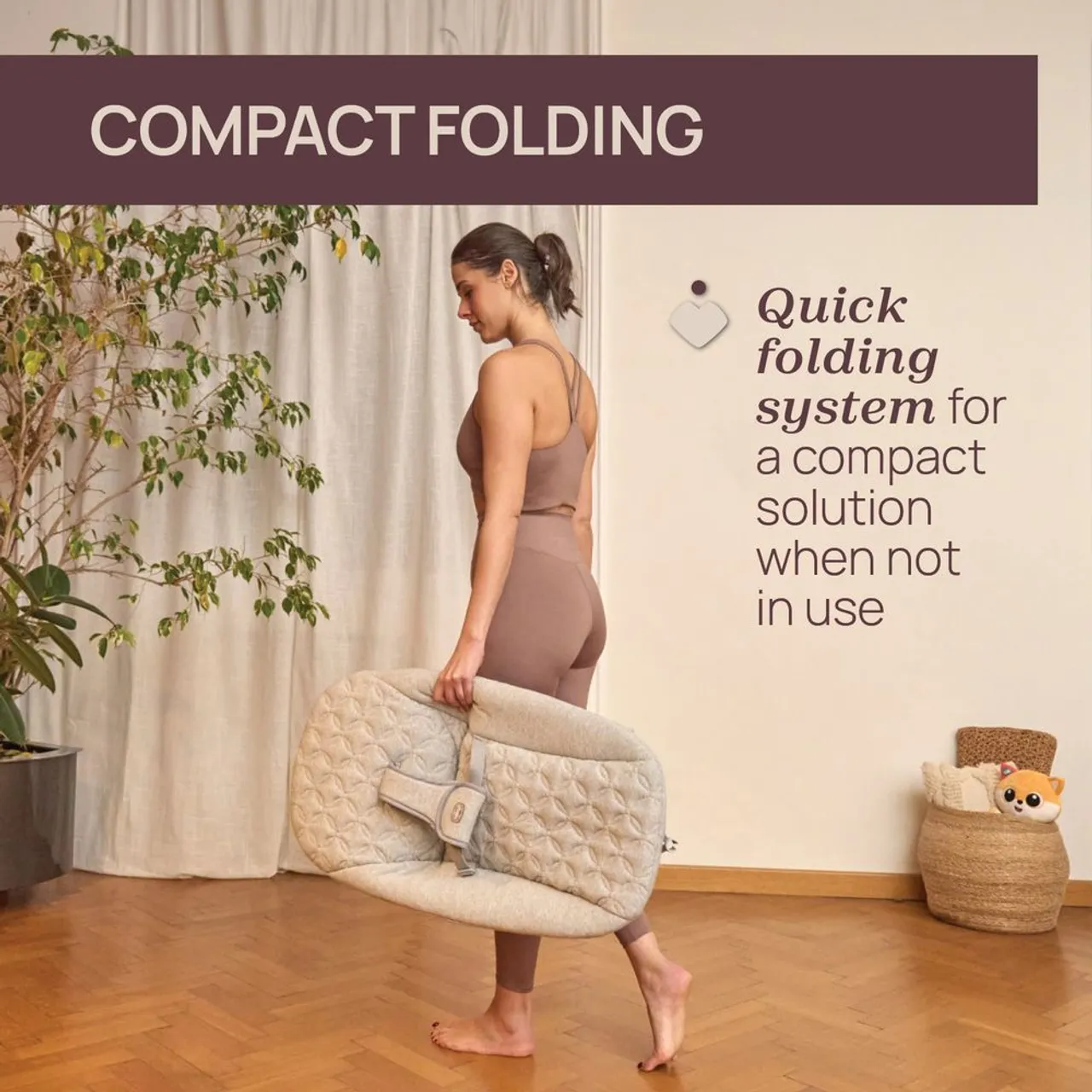 Chicco Zen Baby Bouncer - Grey — Photograph 7 of 8