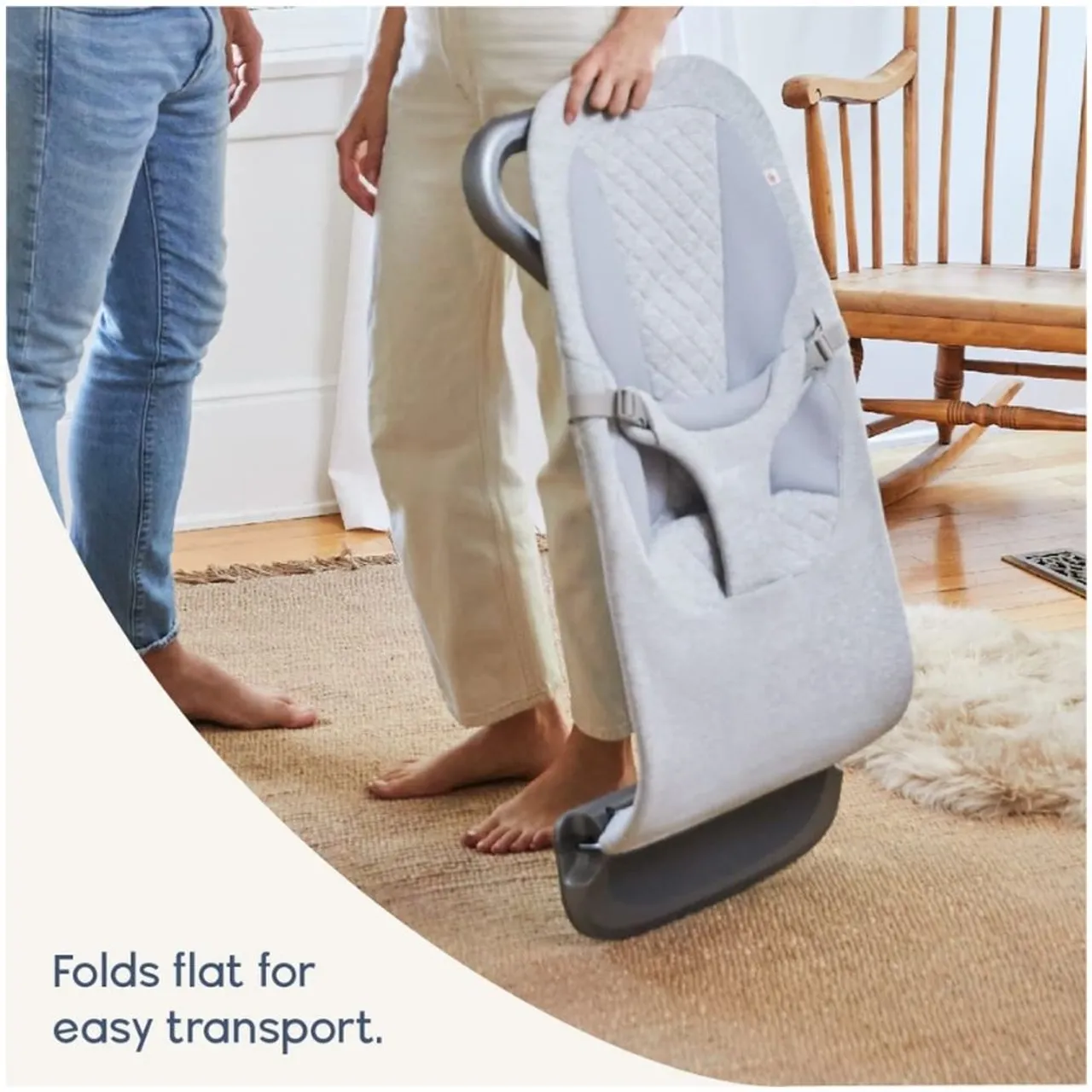 Ergobaby Evolve Bouncer - Charcoal Grey — Photograph 8 of 9