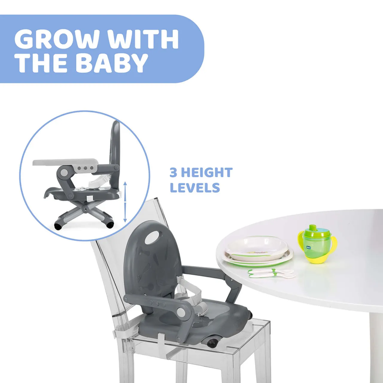 Chicco Pocket Snack Portable Booster Seat — الصورة 6 من 7