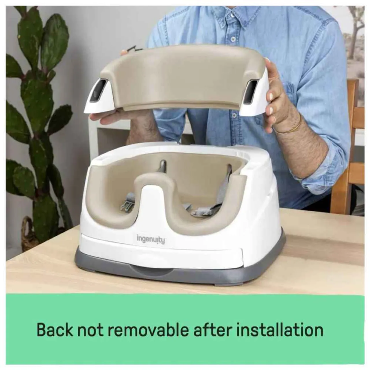 Ingenuity Baby Base 2 in 1 Booster Seat - Cashmere — Photograph 4 of 8