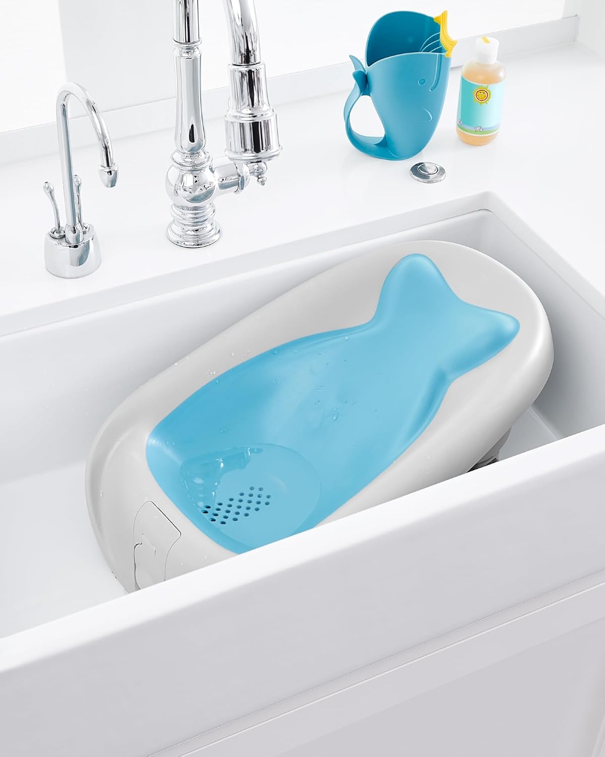 Skip Hpp Baby Bath Tub, Moby Recline And Rinse Bather — Photograph 5 of 12