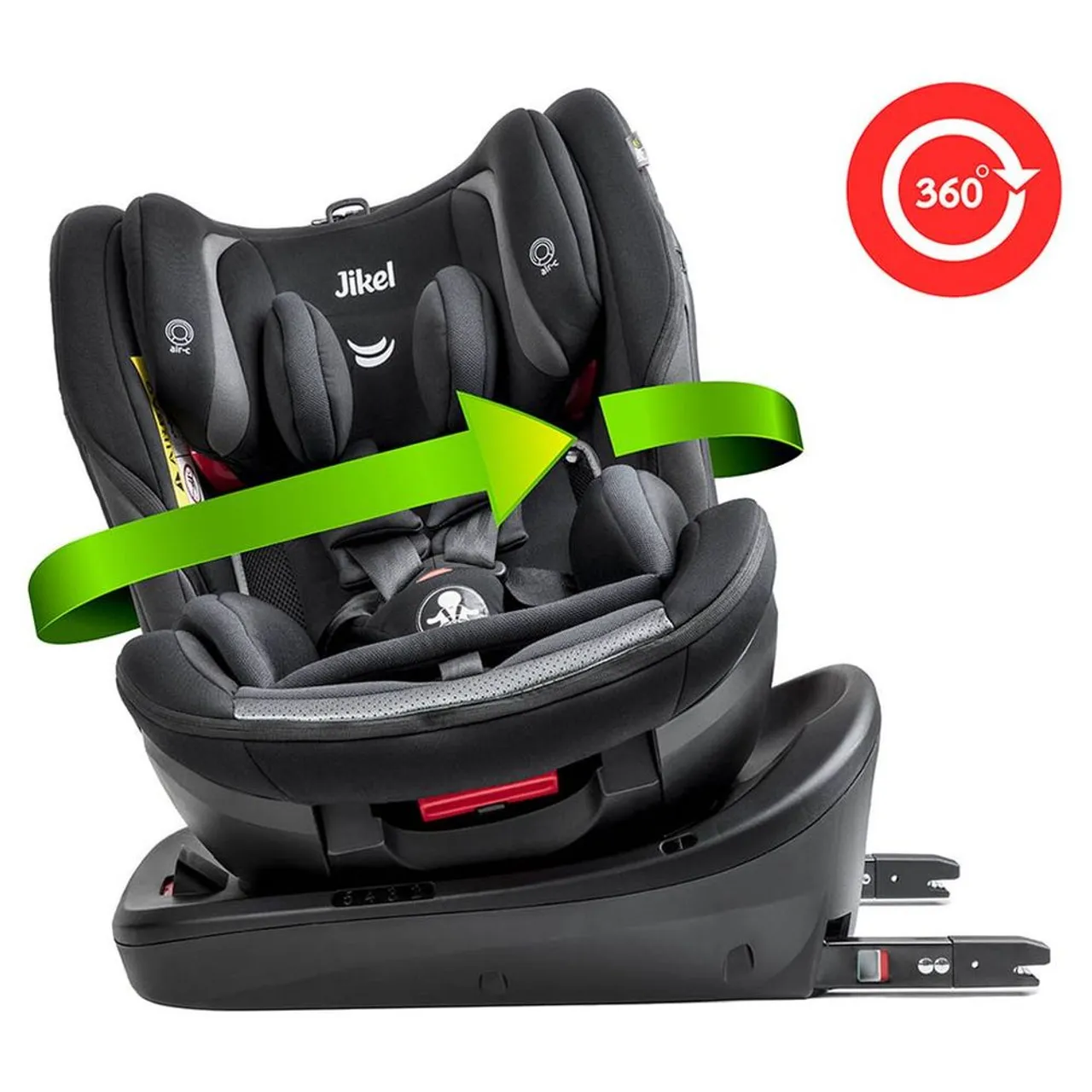 Jikel Saturn Zip 360 Rotating Car Seat - Black — Photograph 5 of 15
