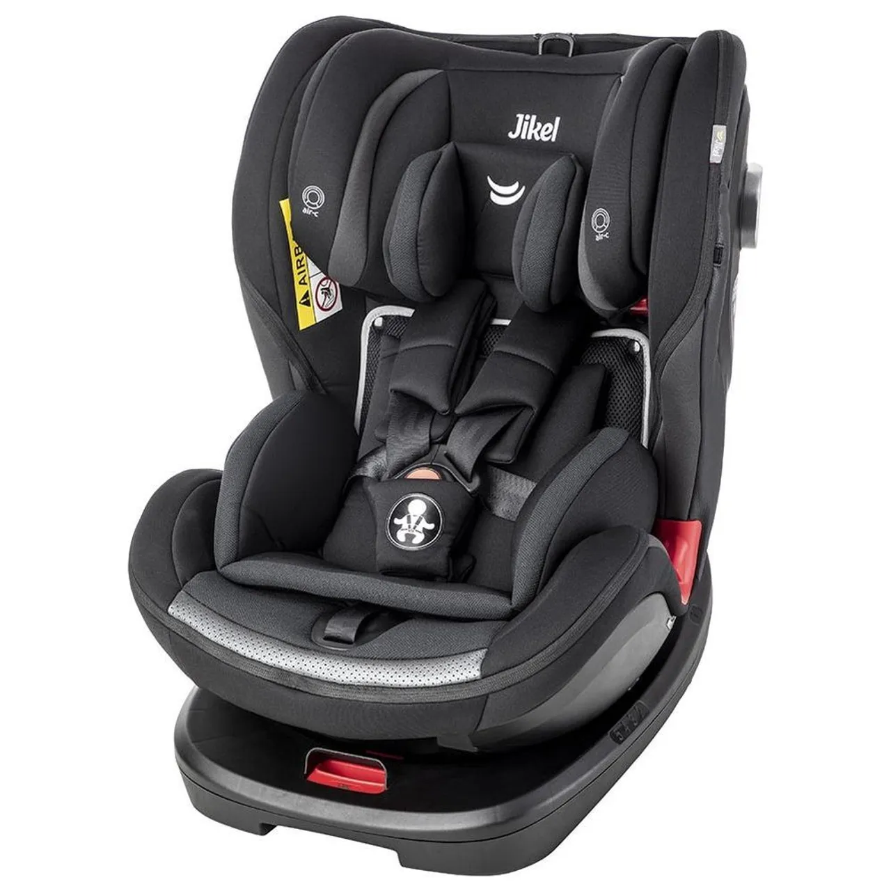 Jikel Saturn Zip 360 Rotating Car Seat - Black