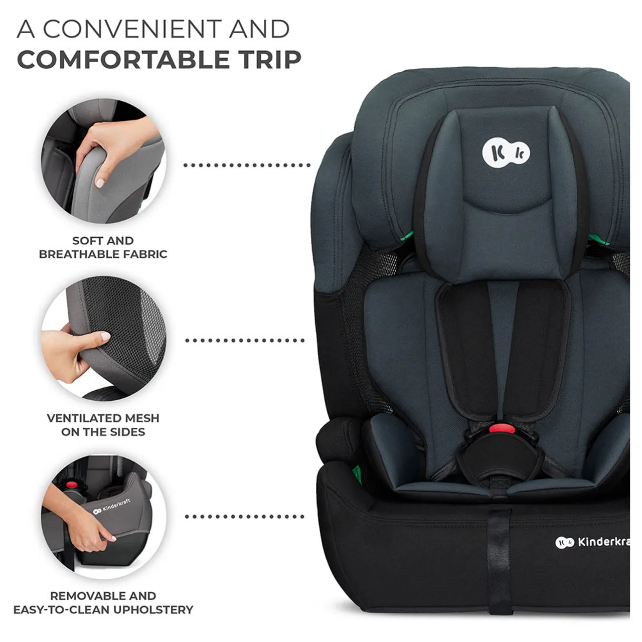 Kinderkraft Comfort Up i-Size Car Seat — Photograph 10 of 13