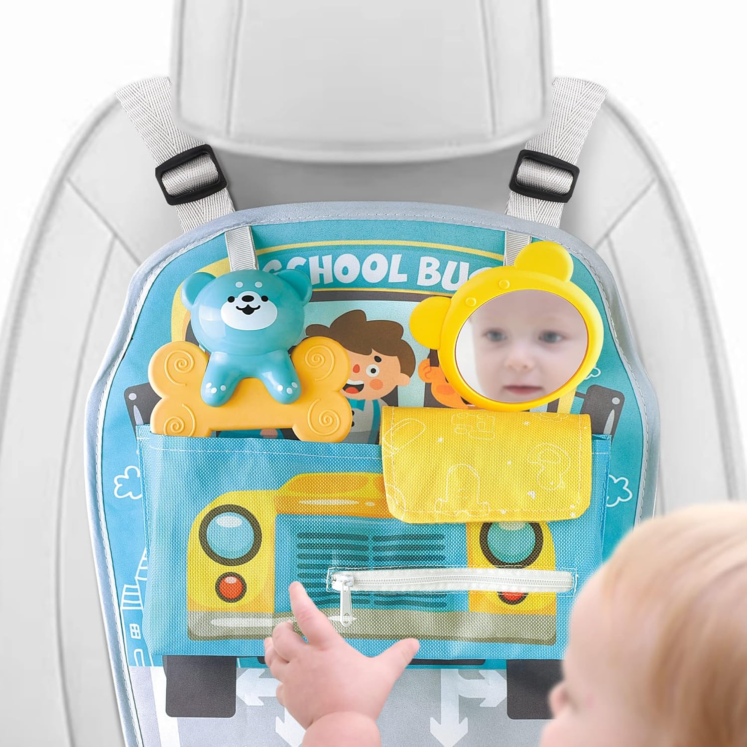 caterbee Baby play and kick car seat Toy with steering wheel (Steering Wheel — Photograph 3 of 8