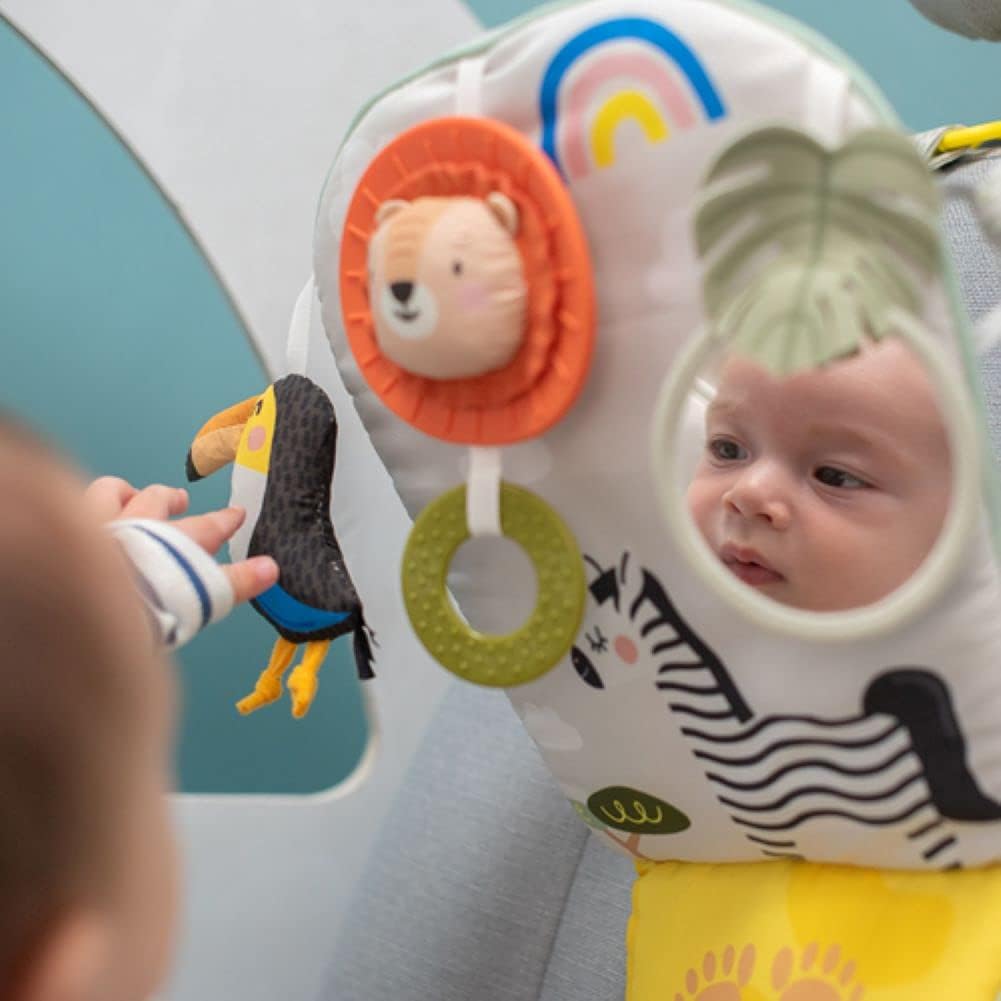 Musical Car Seat Toys for 0-12 Month Old Babies - Activity Center with Sensory Soft Hanging Toys and Mirror - Carseat Gift for Infants — Photograph 2 of 8