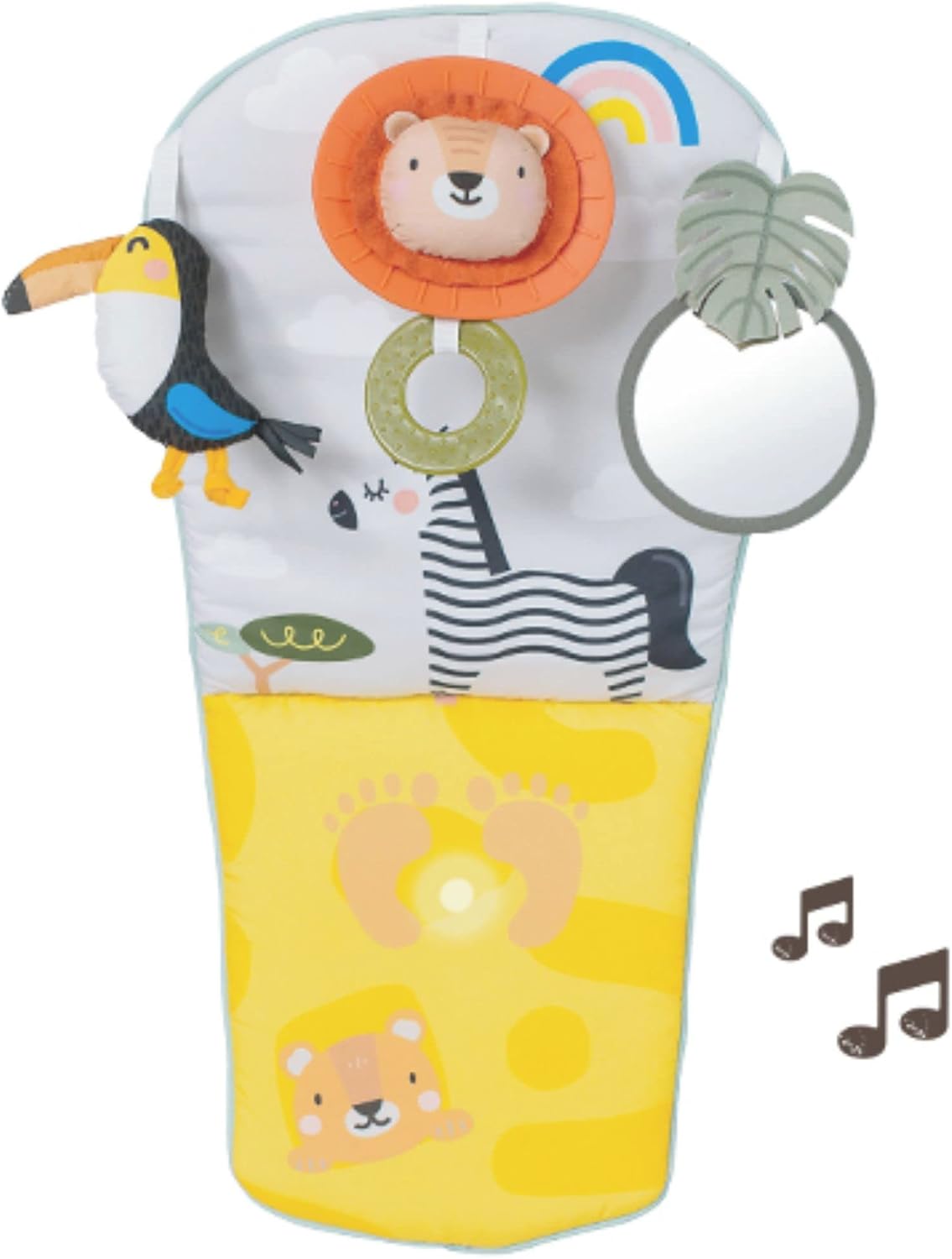 Musical Car Seat Toys for 0-12 Month Old Babies - Activity Center with Sensory Soft Hanging Toys and Mirror - Carseat Gift for Infants — Photograph 3 of 8