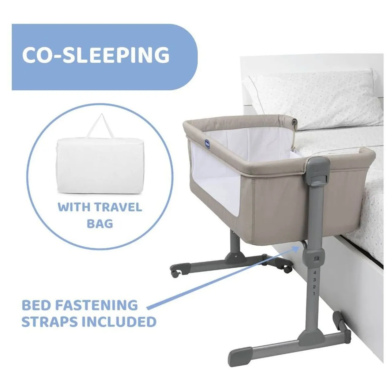 Chicco Next2Me Magic Evo Co-sleeping Crib Desert — Photograph 4 of 10