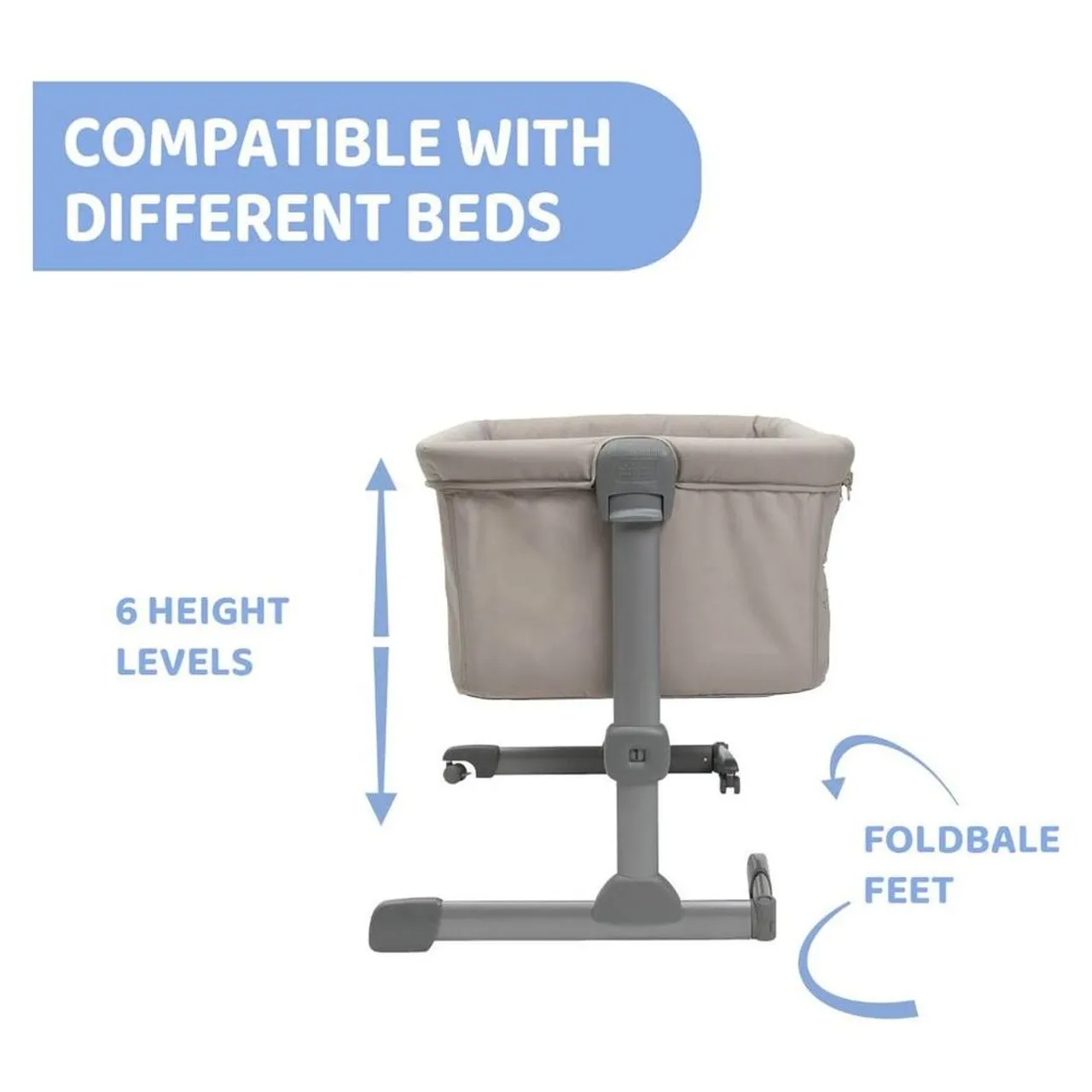 Chicco Next2Me Magic Evo Co-sleeping Crib Desert — Photograph 5 of 10