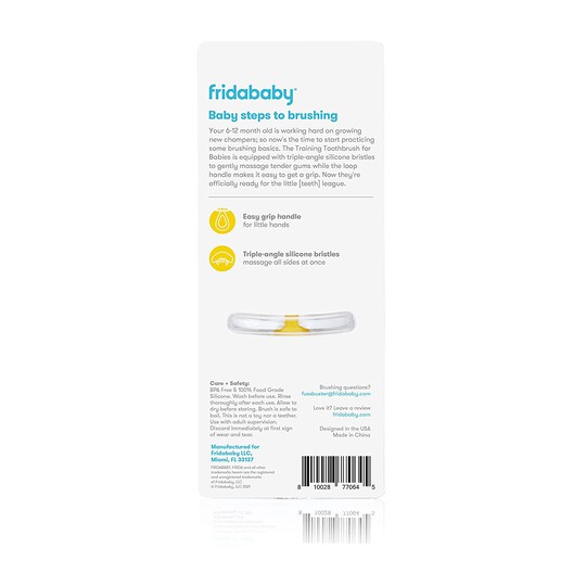 Fridababy - Training Toothbrush With Soft Silicone Bristles — Photograph 6 of 6
