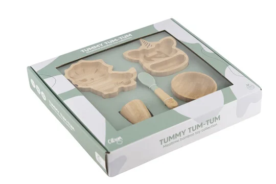 Citron Organic Bamboo Toys Set of 5 — Photograph 2 of 6