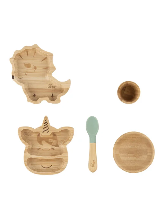 Citron Organic Bamboo Toys Set of 5 — Photograph 5 of 6