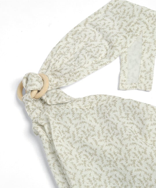 Nursing Cover - Muslin Leaf Print — Photograph 2 of 2