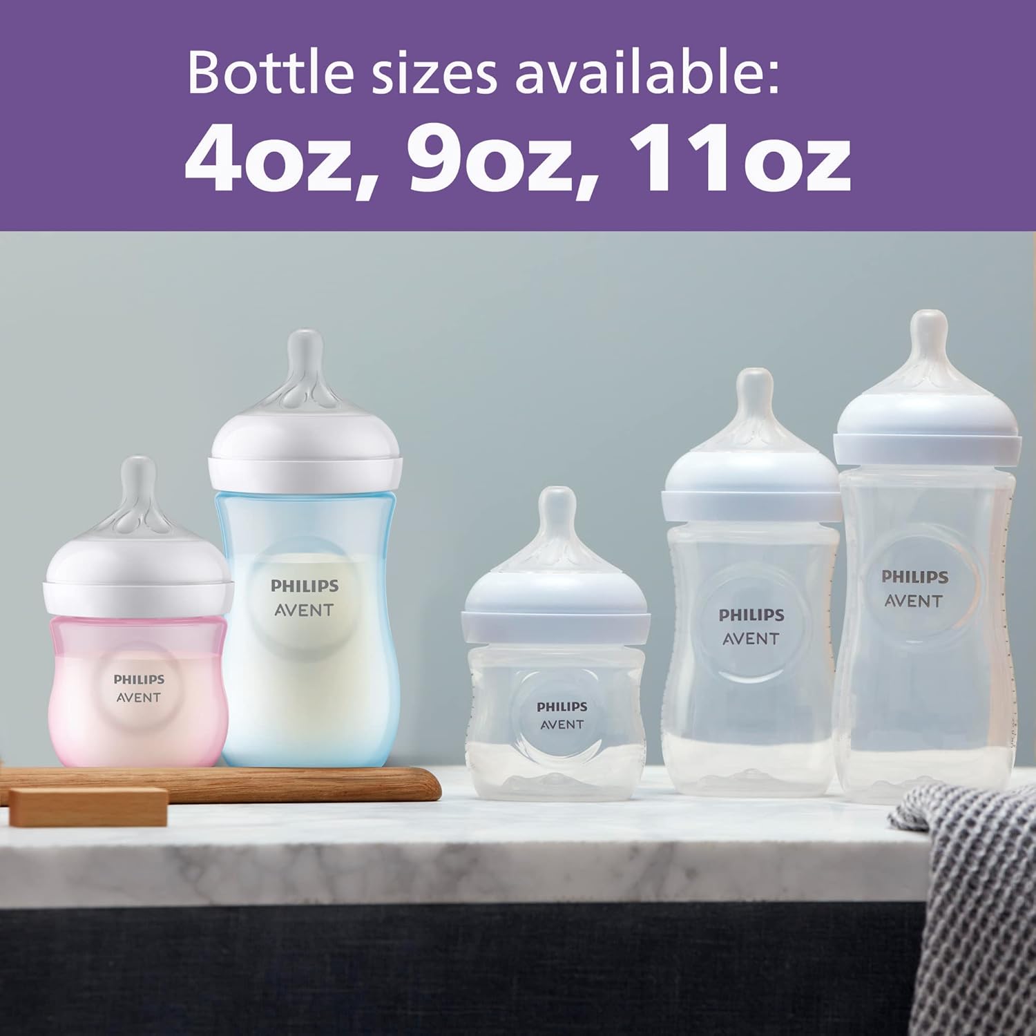 PHILIPS AVENT Baby Bottle with Natural Response , 4 Oz, 2 Count — Photograph 10 of 10