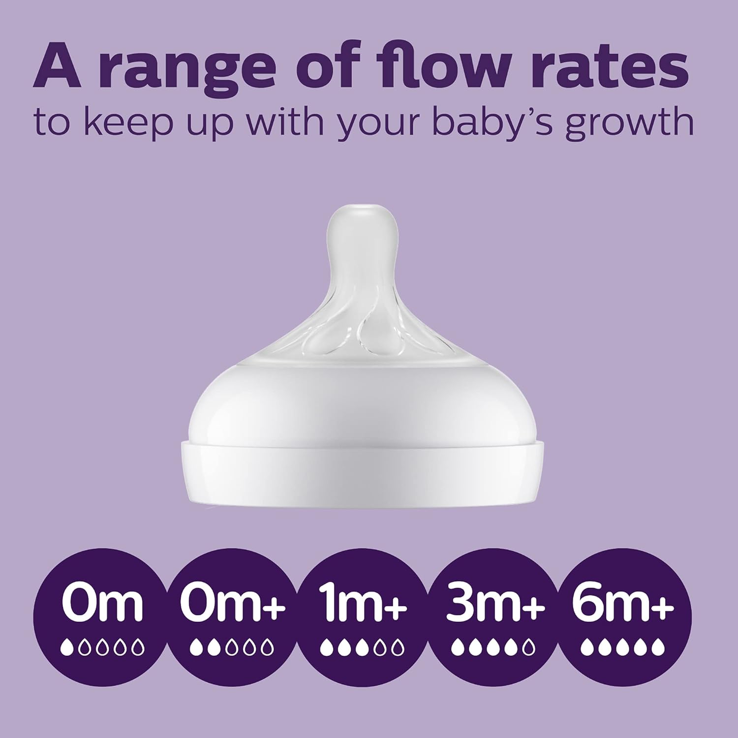 PHILIPS AVENT Natural Baby Bottle with Natural Response, Clear, 9oz, 4pk, SCY903/04, 9 Ounce — Photograph 10 of 10