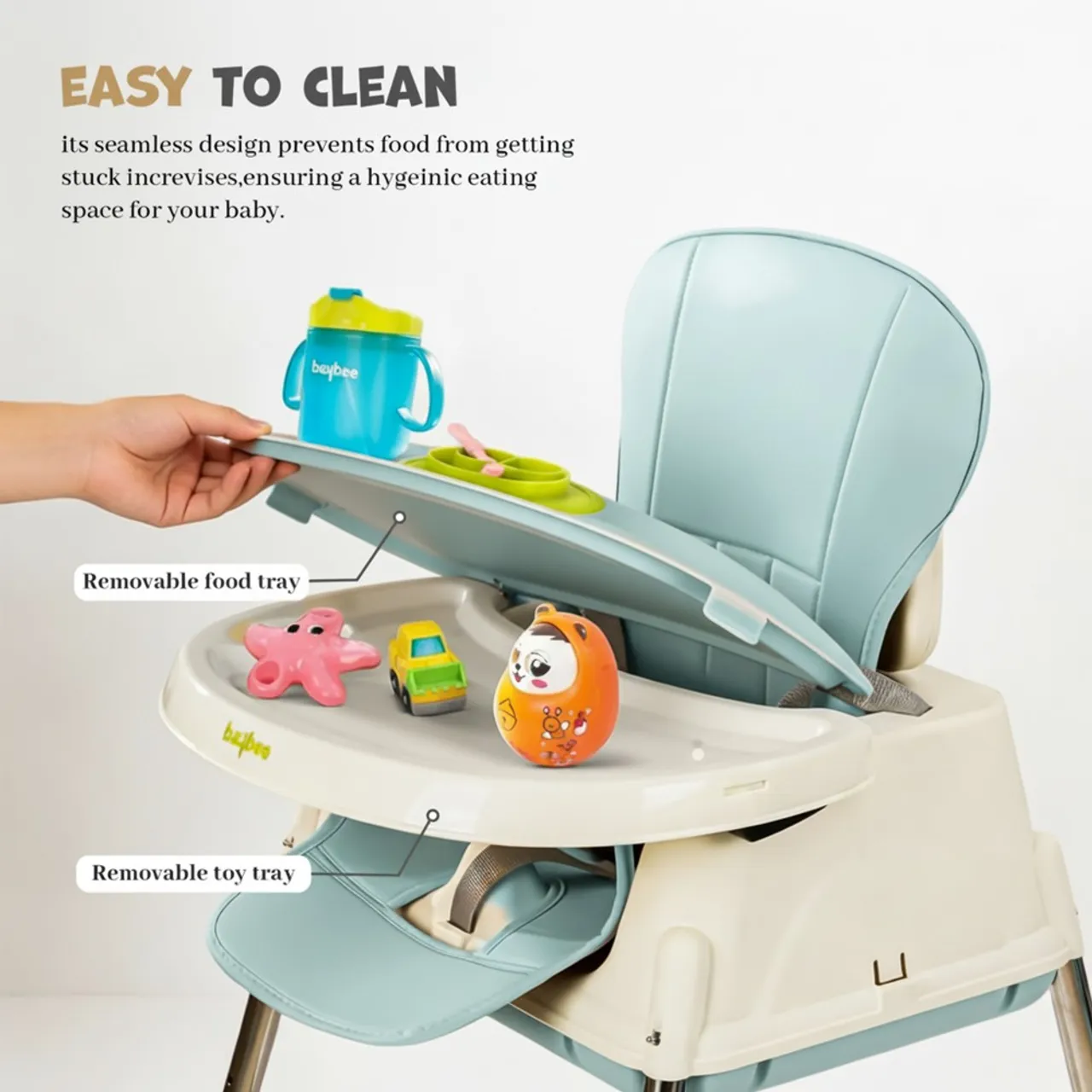 Baybee 4-In-1 Nora Convertible Baby High Chair — Photograph 7 of 8