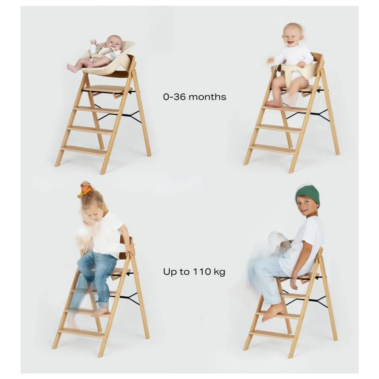 KAOS Klapp Recycled High Chair with Newborn Bundle – Desert Sand — Photograph 6 of 8