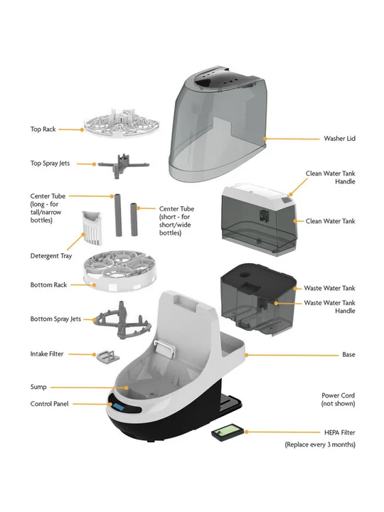 Baby Brezza Bottle Washer Pro — Photograph 5 of 5