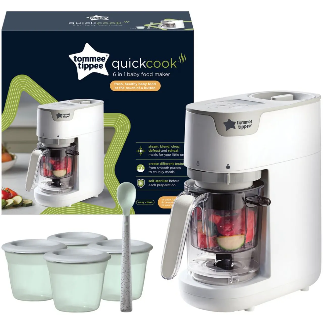 Philips 4 in 1 COMBINED STEAMER AND BLENDER RECIPE BOOKLET + 120ml STORAGE BOWL (SCF883 / 01) — Photograph 6 of 14