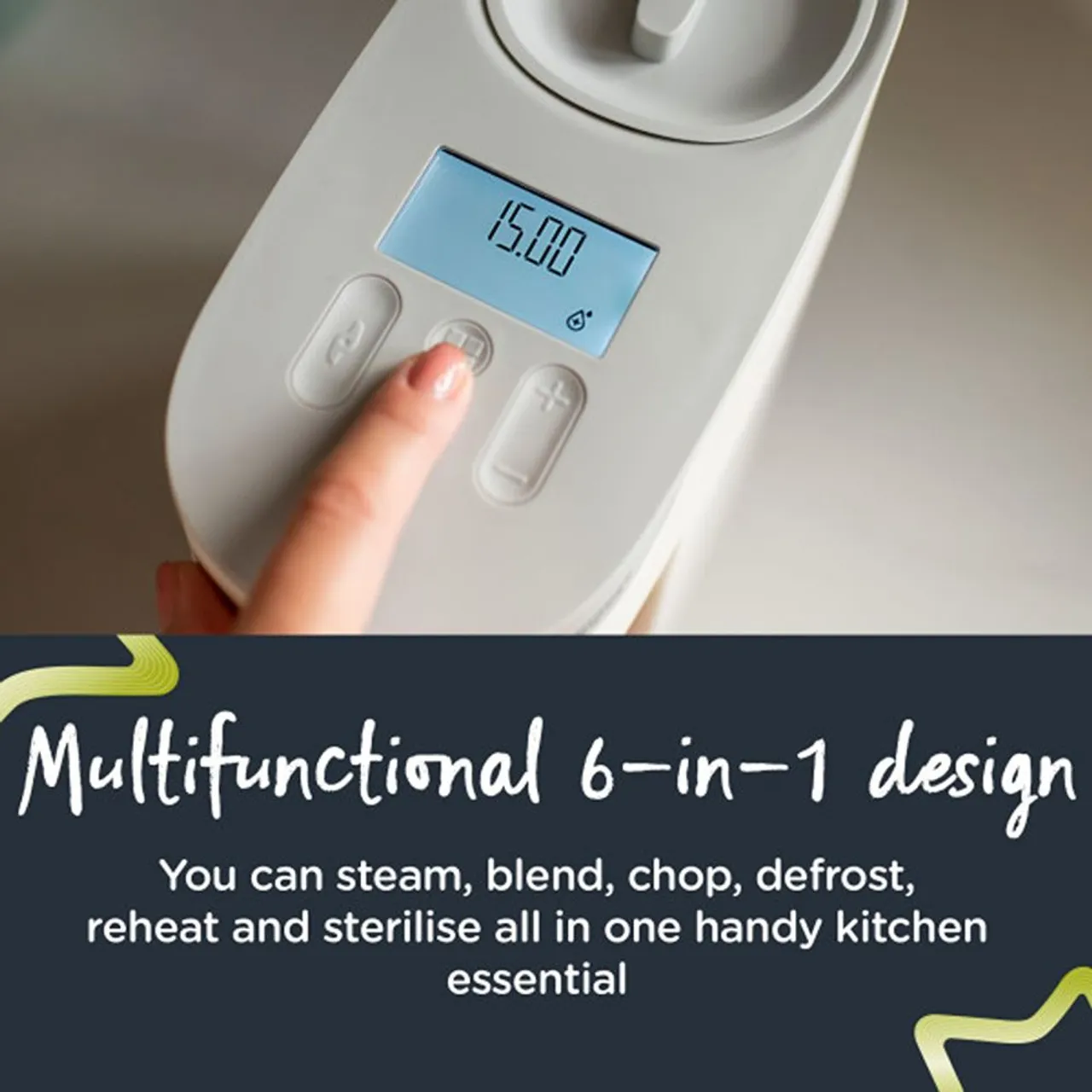 Philips 4 in 1 COMBINED STEAMER AND BLENDER RECIPE BOOKLET + 120ml STORAGE BOWL (SCF883 / 01) — Photograph 12 of 14