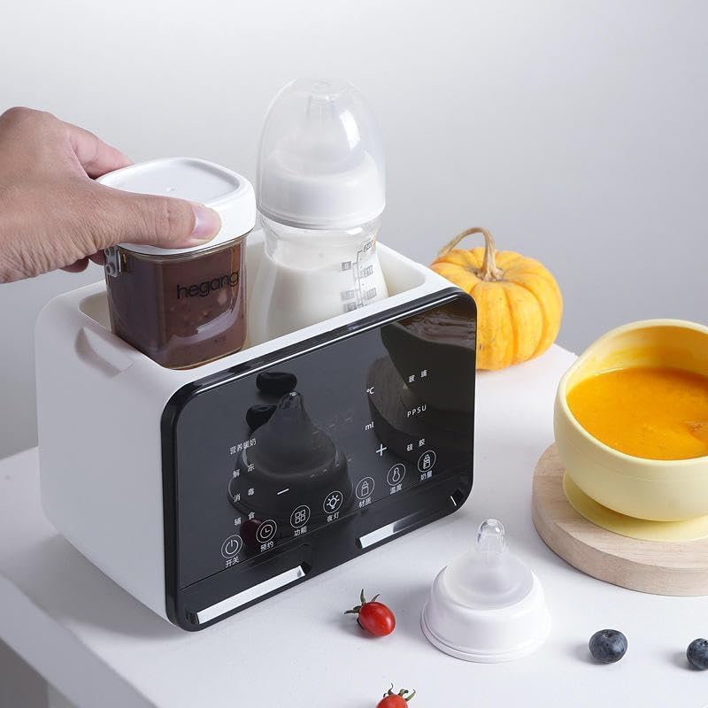 YUMA 9-in-1 Baby Bottle Warmer Milk Bottle Sterilizer with LCD Display, Fast Baby Food Heating & Defrost, BPA-Free, 48H Thermostat,Accurate Temperature Control for Breastmilk or Formula Warmer — Photograph 5 of 7