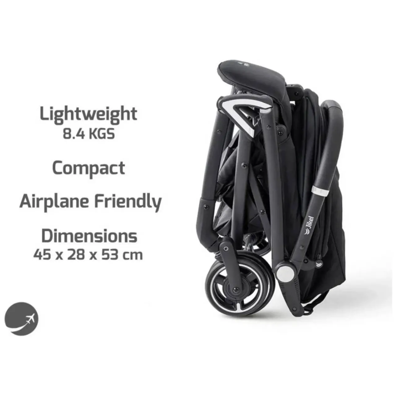 Jikel Life 360 Compact Stroller - Black — Photograph 10 of 13