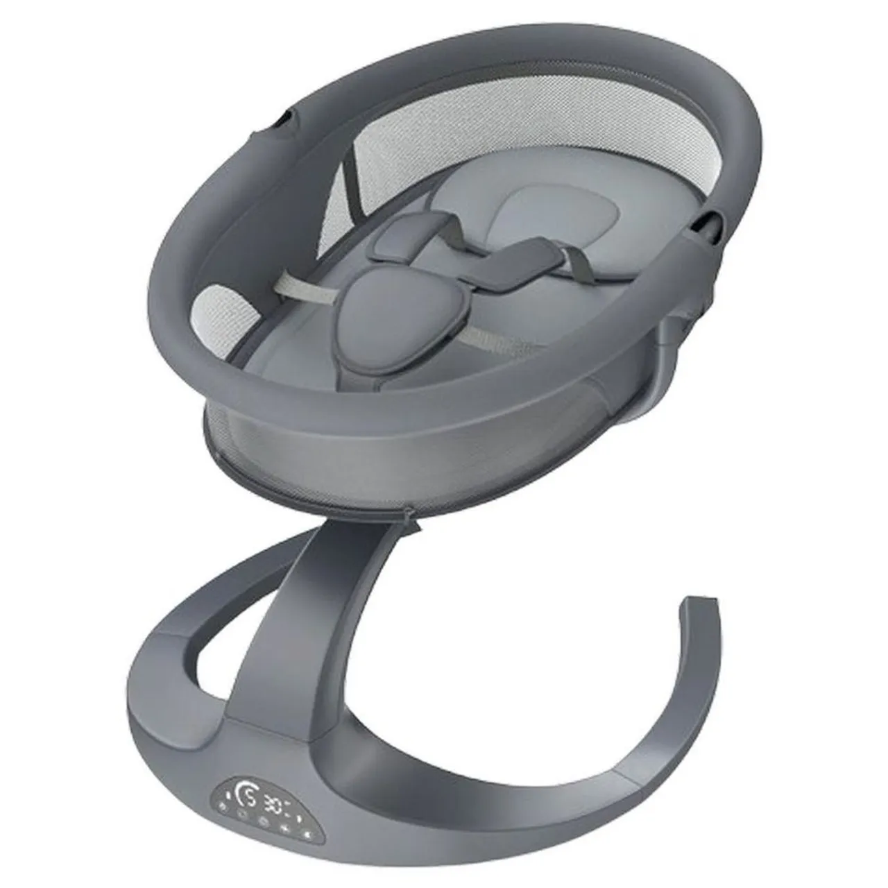 Little Learners - Soothing Baby Swing Chair with Music & Timer - Grey — Photograph 8 of 8