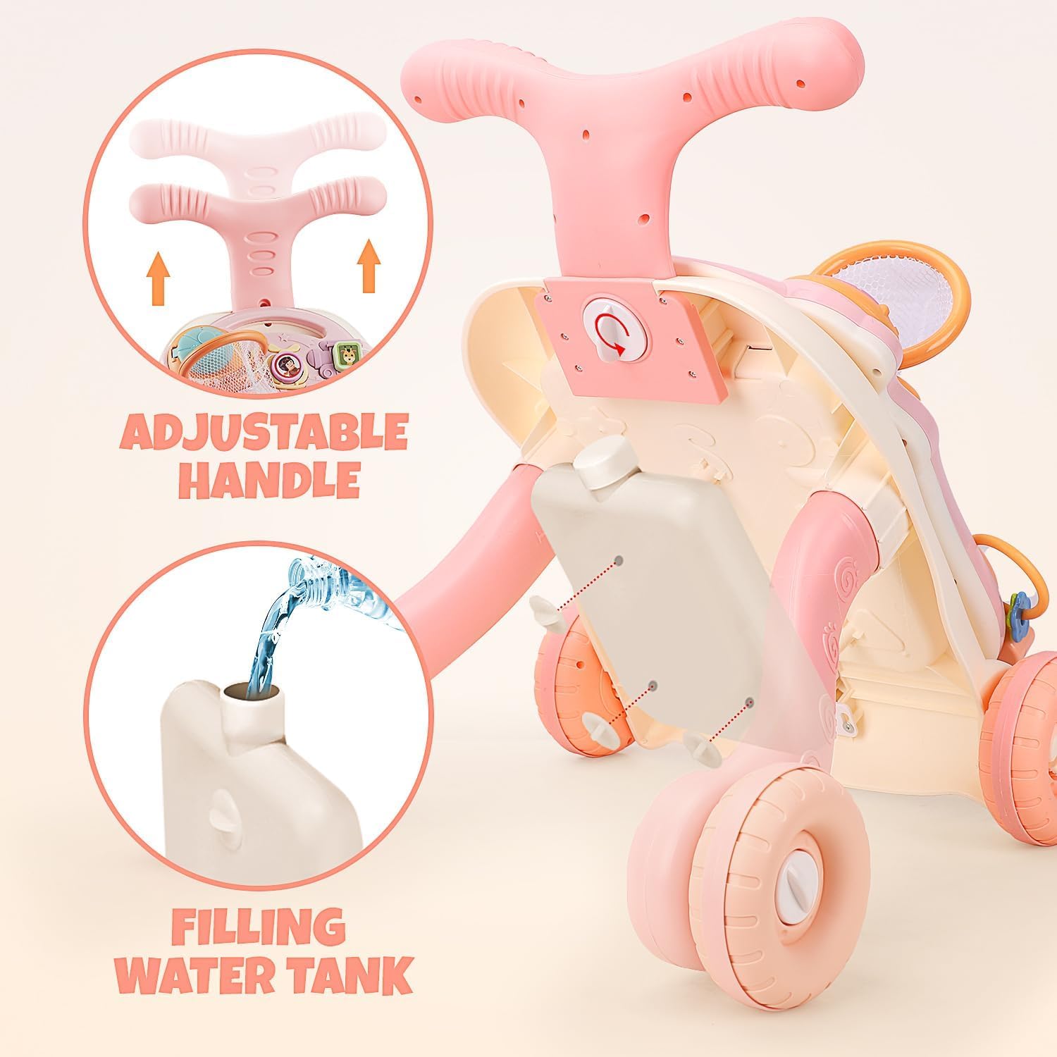 3-in-1 Baby Walker - Pink — Photograph 7 of 7